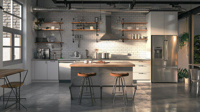 Серый керамогранит