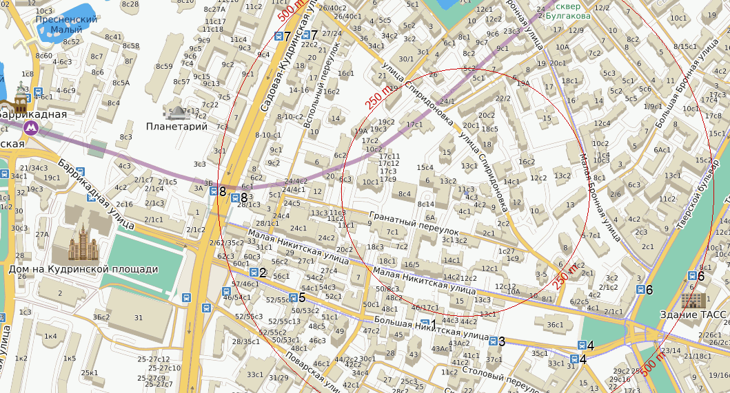 Большая никитская на карте москвы. Большая никитская улица на карте. Москва садовая улица на карте. Никитский бульвар на карте. Метро театральная храмы.